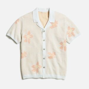 Men’s Marine Layer Asher Sweater Resort button up Shirt Size S